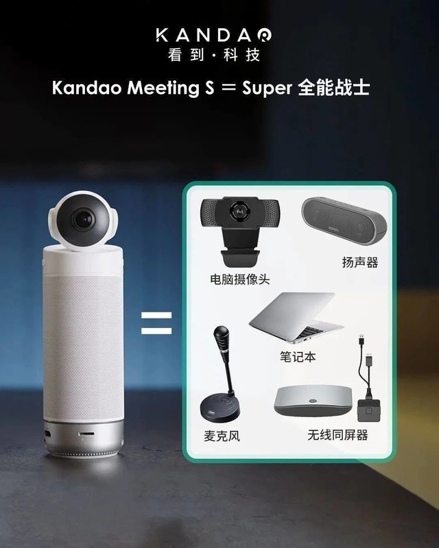 Intelligent video conference equipment Kandao Meeting S won the Japanese Excellent Design Award in 2022